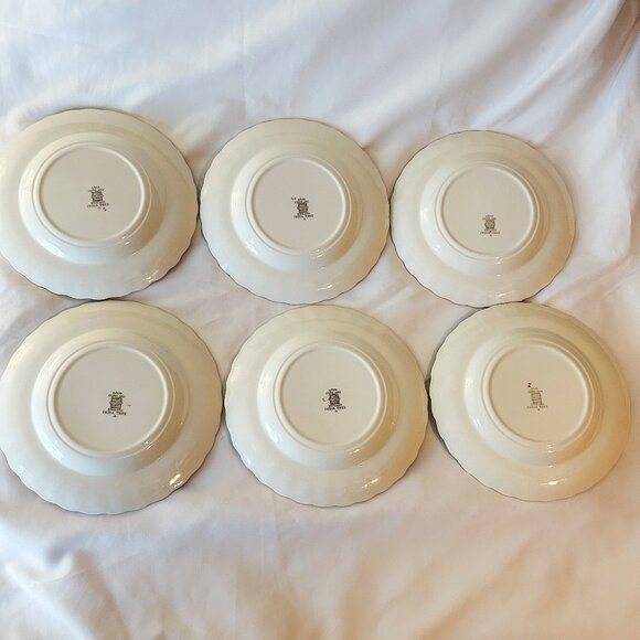 Copeland India Tree Vintage 7 3/4" Bread/Salad Plates, Set of 6 - Picture 10 of 12